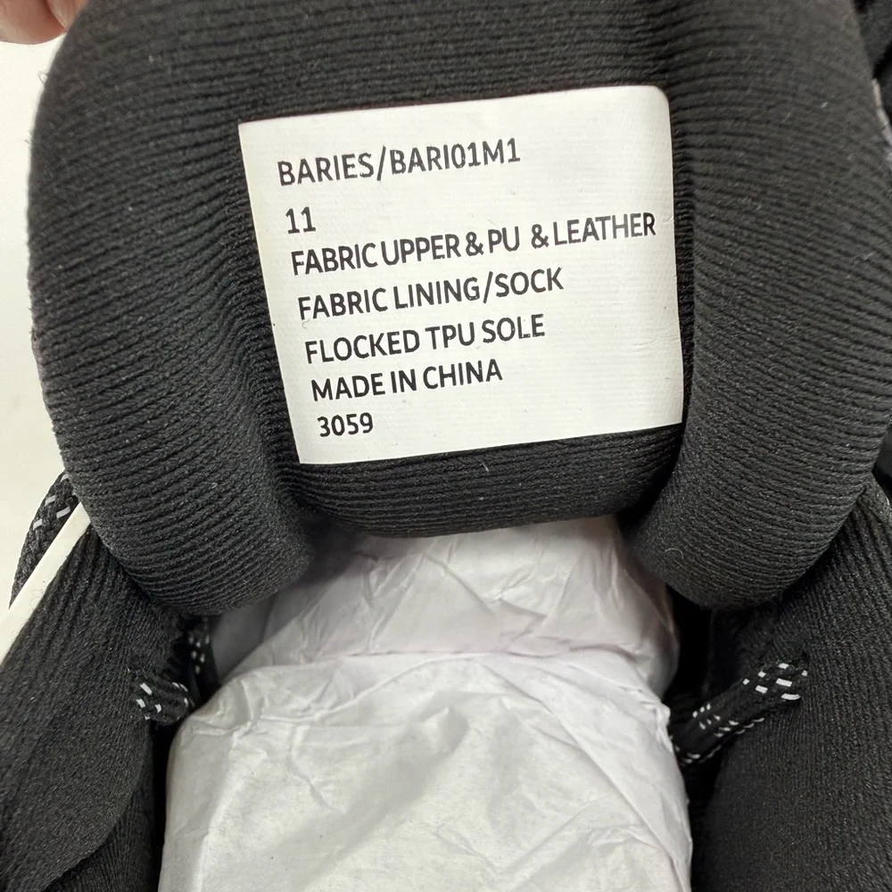 Steve Madden Baries Sneakers Black White Chunky Dad Shoes Tech Runner Streetwear - Picture 7 of 13